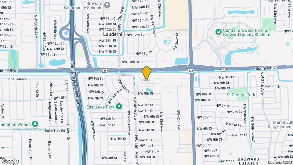 4409 NW 9th St. Map and Location Details