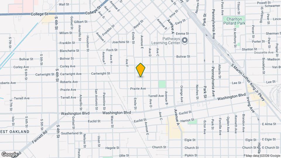 1810 Roberts Ave Mapa y Detalles de la Ubicación