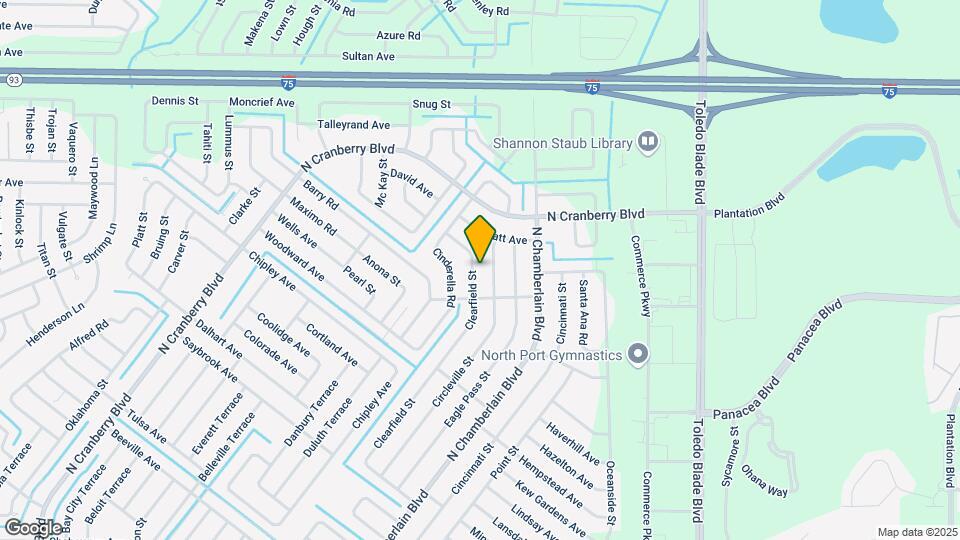 4064 Clearfield St Map and Location Details