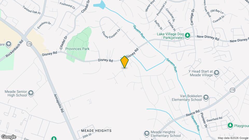 8009 Frontier Dr Map and Location Details