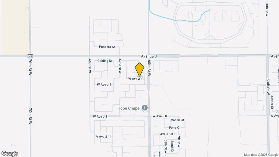 6030 W Ave J 9 Mapa y Detalles de la Ubicación