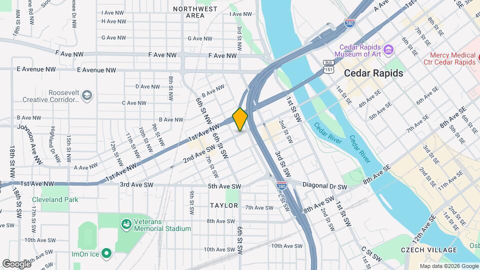 409 2nd Ave SW Map and Location Details