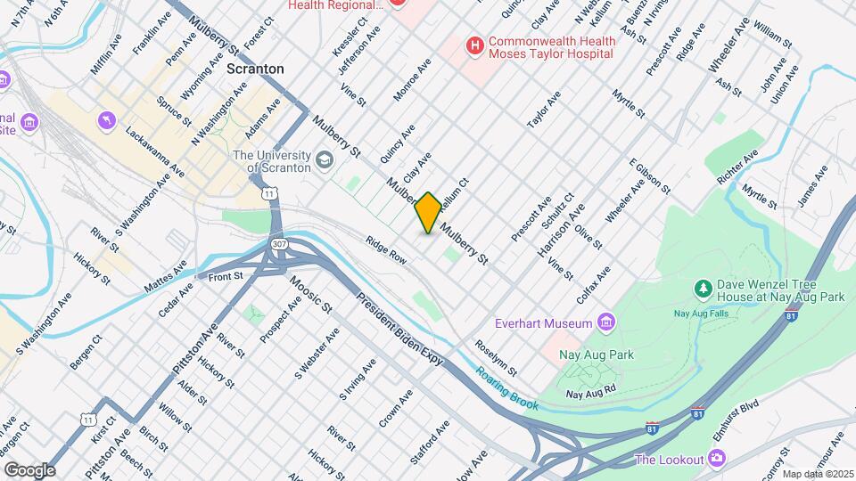 315 Taylor Ave Mapa y Detalles de la Ubicación