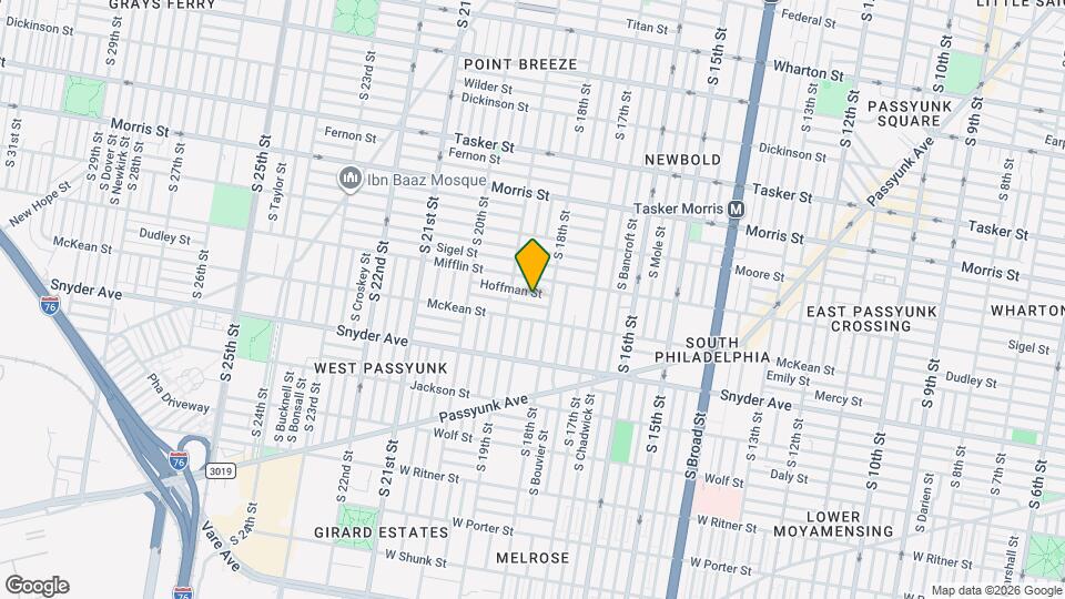 1825 Dudley St Map and Location Details