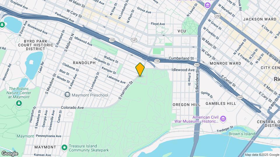 513 S Harrison St Map and Location Details