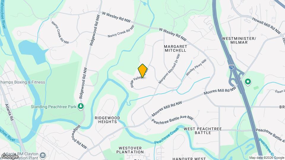 2823 Ridge Valley Rd NW Map and Location Details