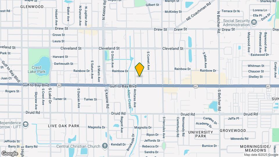 400 S Meteor Ave Map and Location Details
