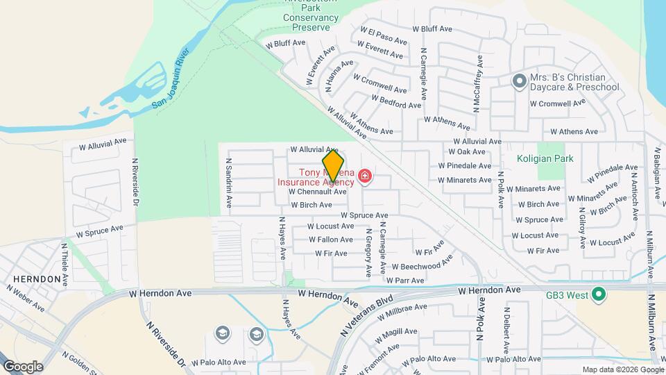 5918 W Chennault Ave Map and Location Details