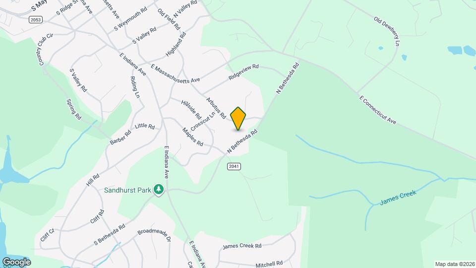 380 N Bethesda Rd Map and Location Details