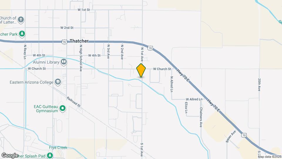 650 N 1st Ave Map and Location Details