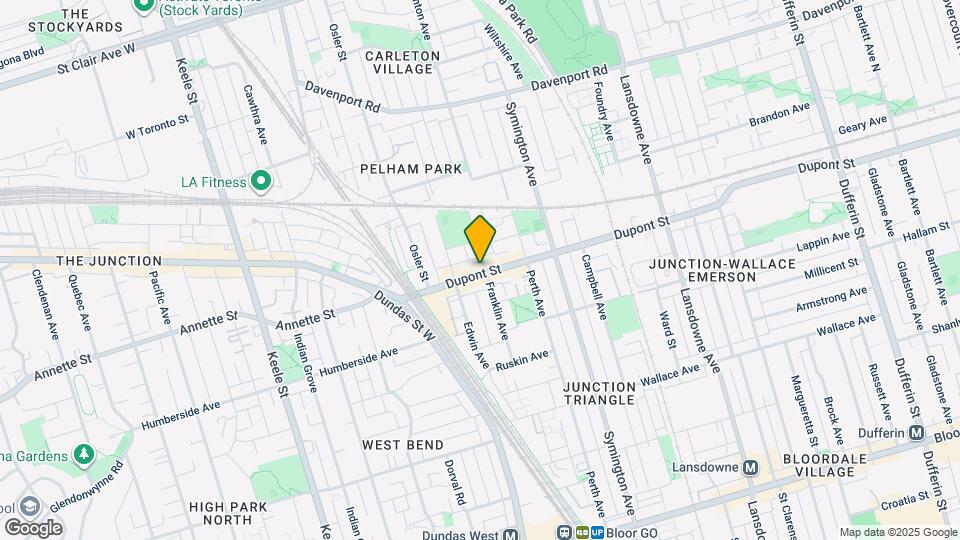 1594 Dupont St Map and Location Details