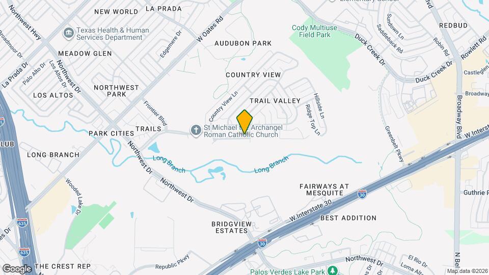 6119 Cypress Point Dr Map and Location Details