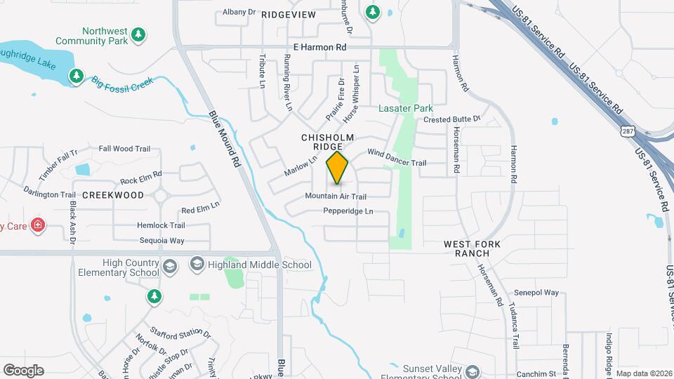 8105 Hennessey Trail Map and Location Details