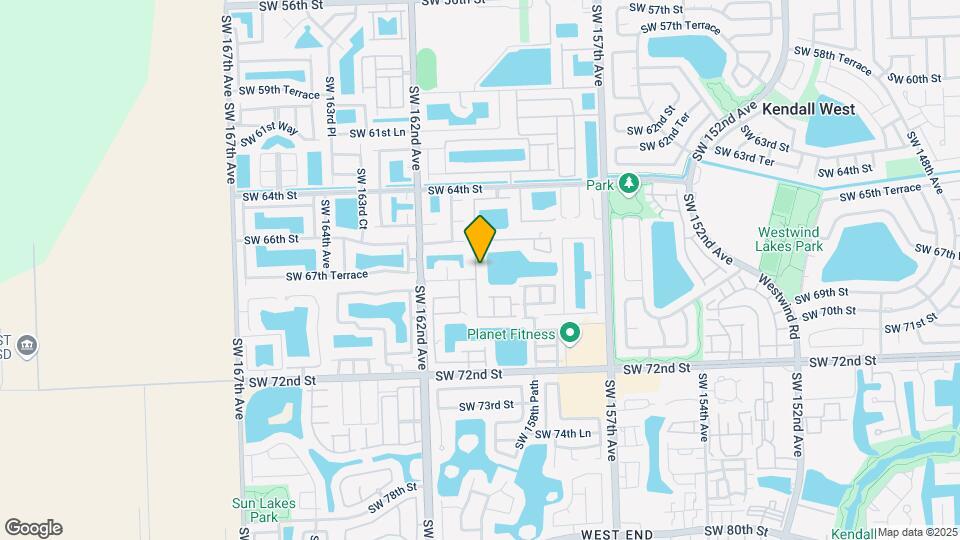 6751 SW 159th Pl Mapa y Detalles de la Ubicación