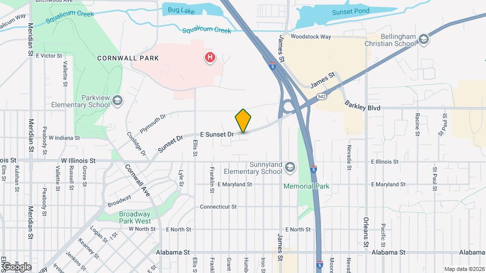 544 E Sunset Dr Map and Location Details