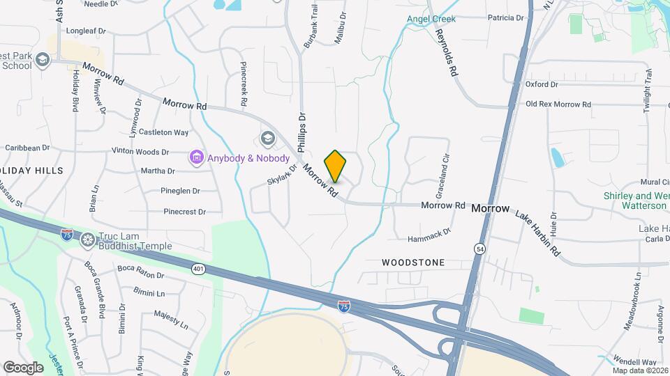 1264 Morrow Rd Map and Location Details