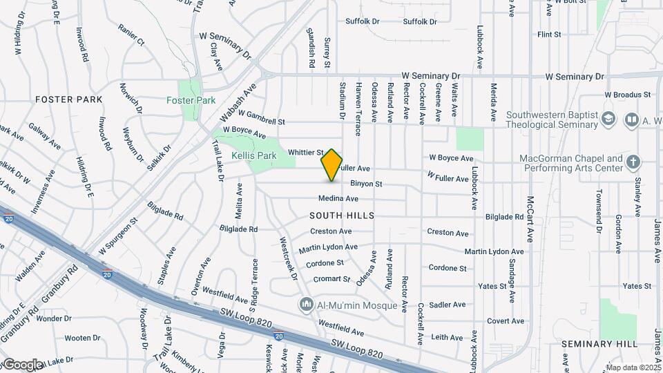 3367 Binyon Ave Map and Location Details
