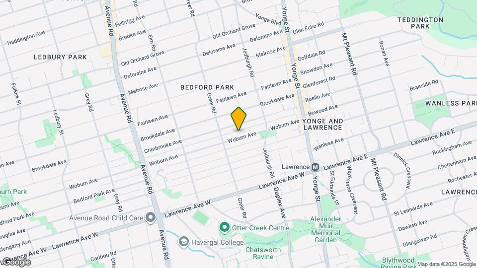 174 Woburn Ave Map and Location Details