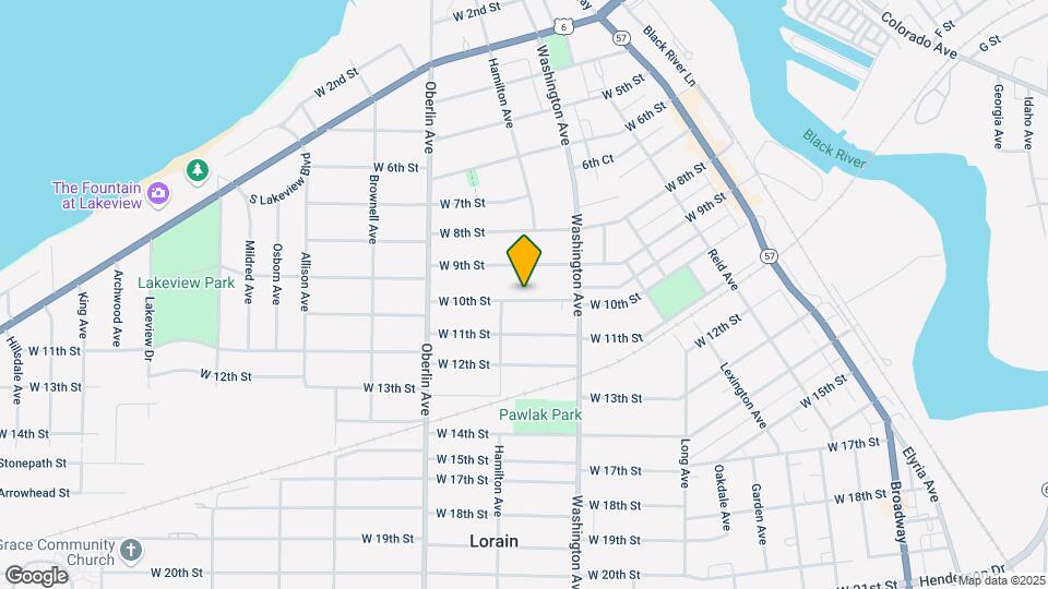 1044 W 10th St Map and Location Details