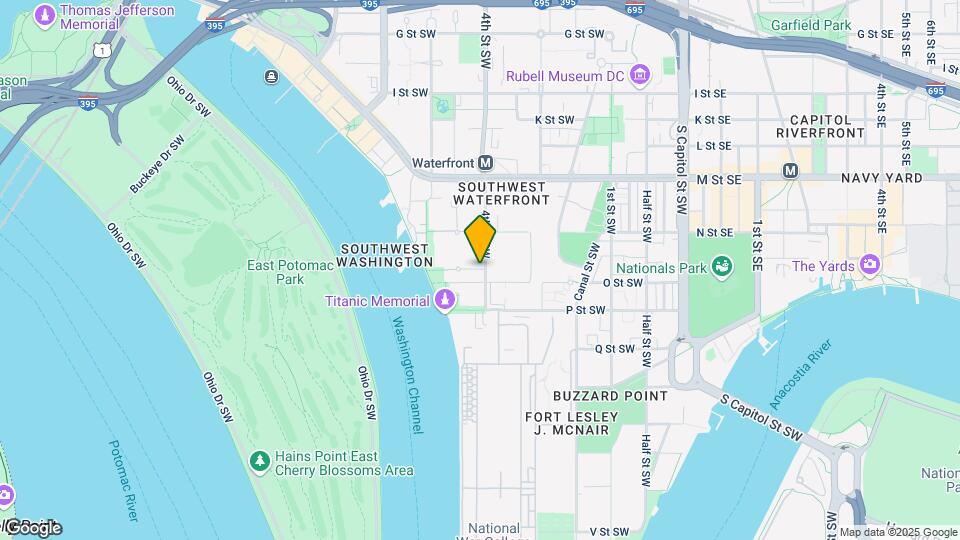 410 O St SW Map and Location Details