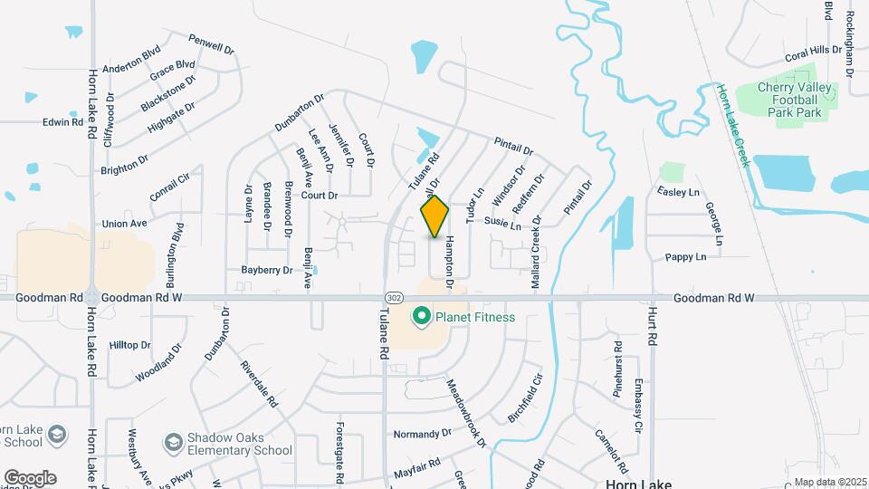 7036 Foxhall Dr Map and Location Details