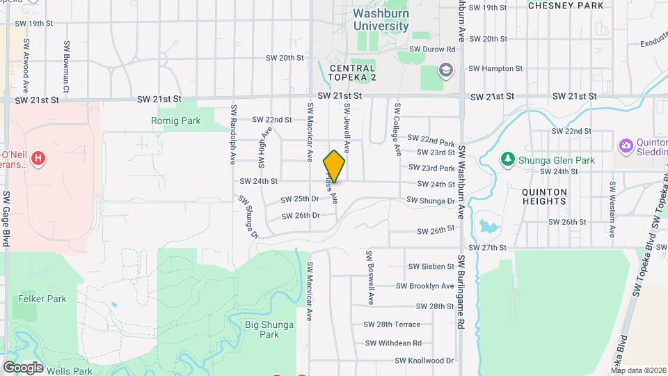 2404 SW Plass Ave Map and Location Details