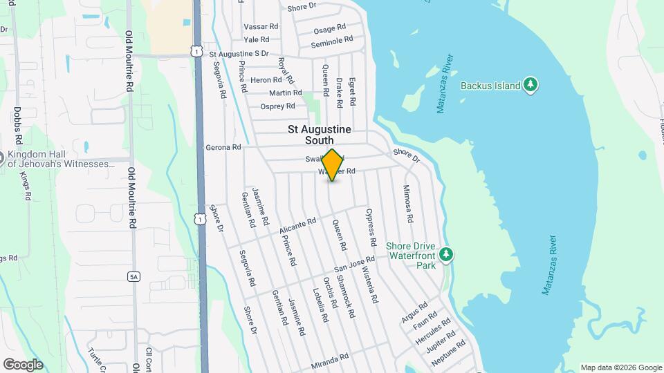 611 Queen Rd Map and Location Details