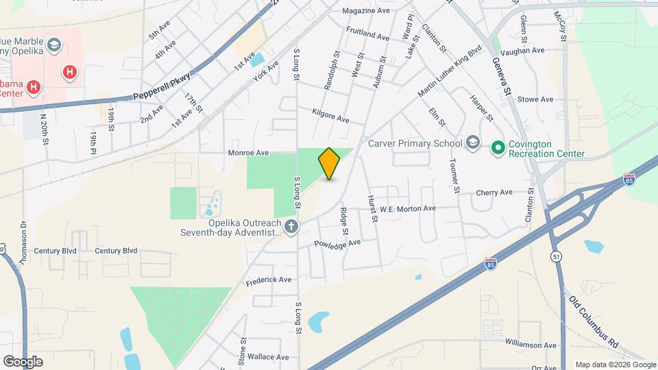 1601 Auburn St, Unit 1601 Map and Location Details