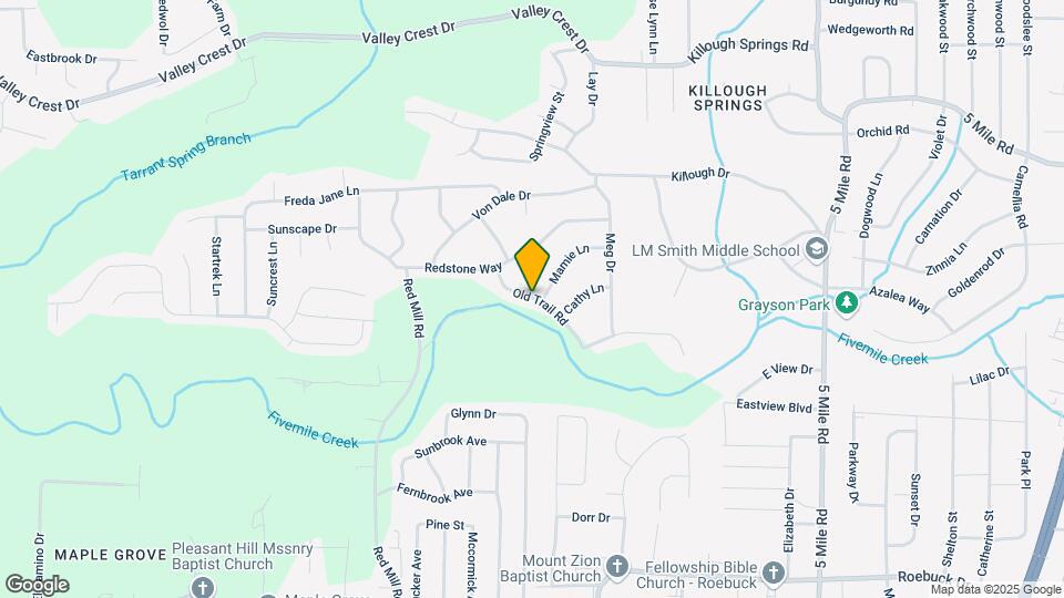 836 Old Trail Rd Map and Location Details