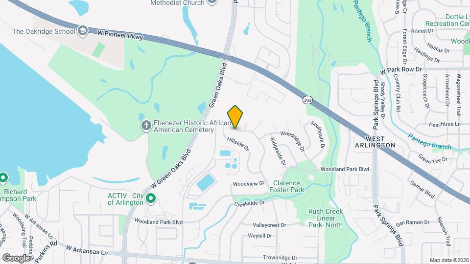 4704 Woodside Dr Map and Location Details