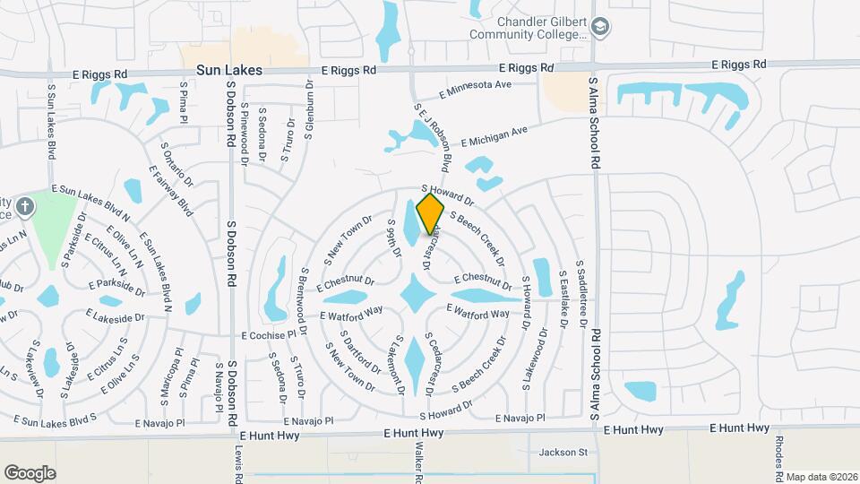 25826 S Cedarcrest Dr Map and Location Details