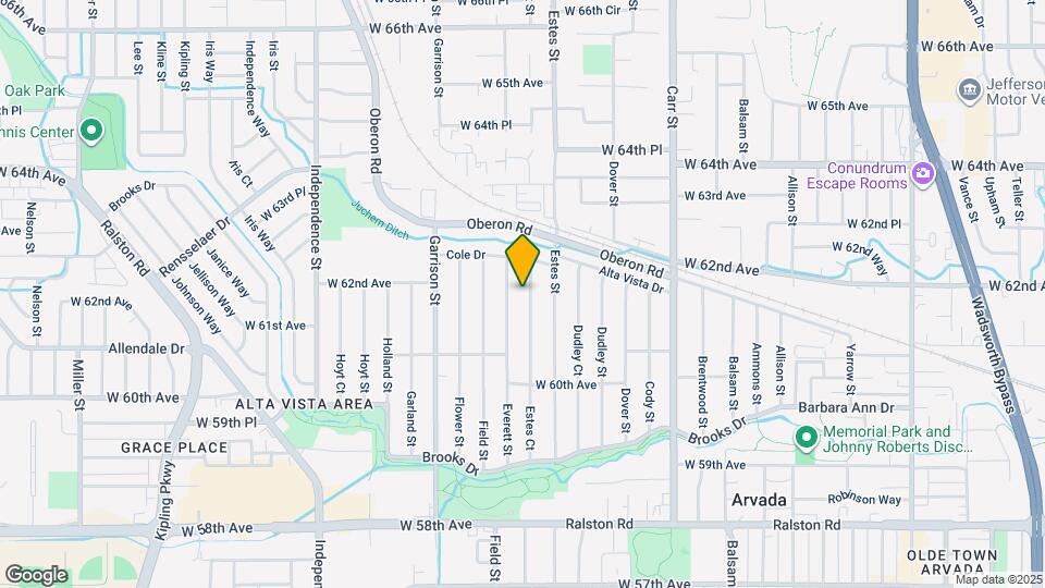 6157 Estes Ct Map and Location Details