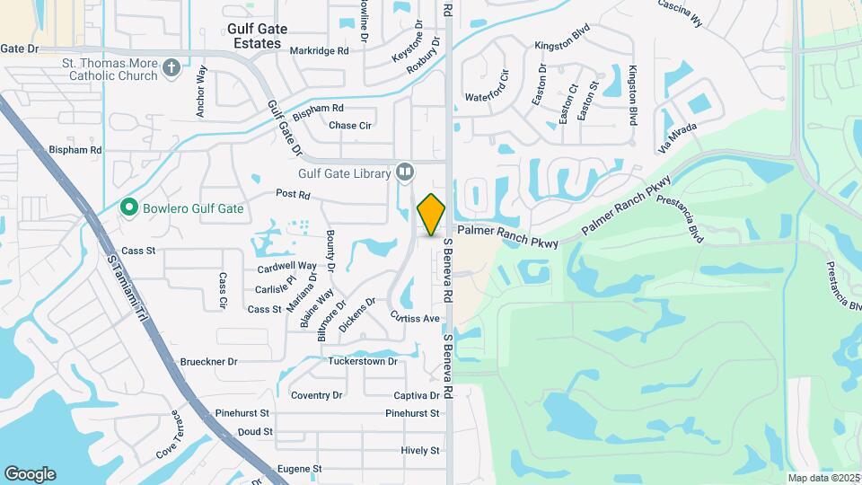 7205 Curtiss Ave Map and Location Details