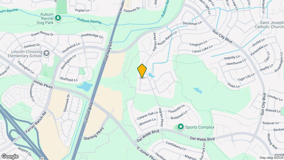 405 Lilypond Ln Map and Location Details