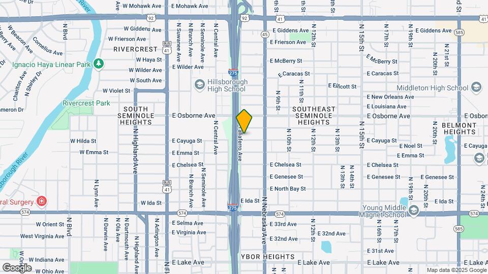 802 E Cayuga St Map and Location Details