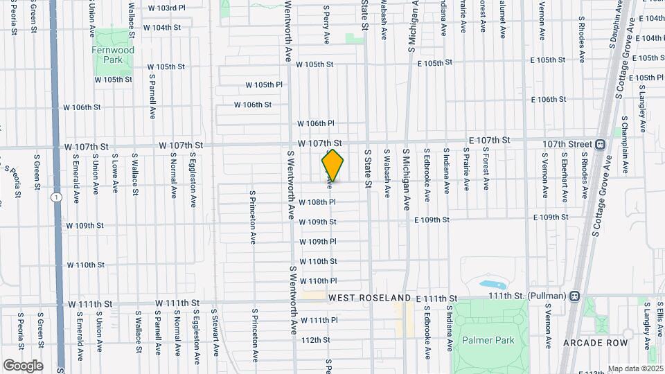 57 W 108th St Mapa y Detalles de la Ubicación