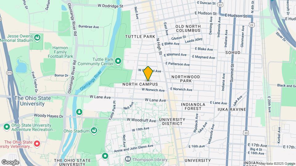 97 W Northwood Ave Map and Location Details