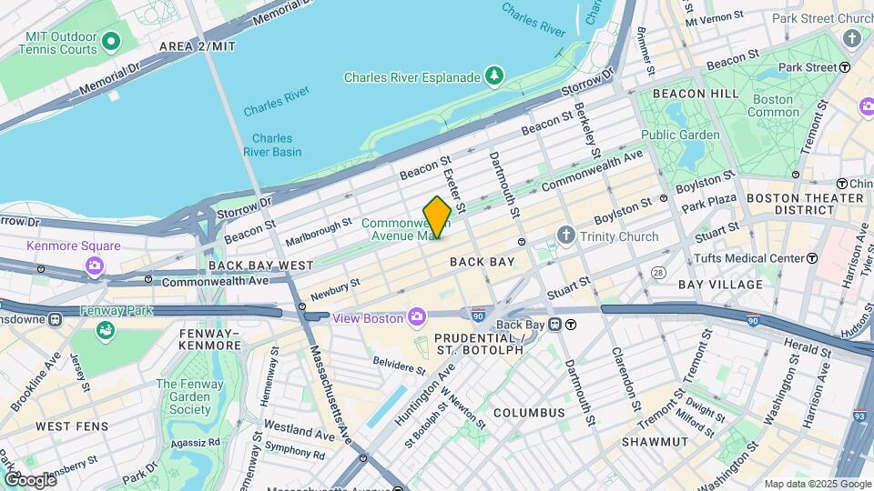 223 Newbury St, Unit 3R Map and Location Details