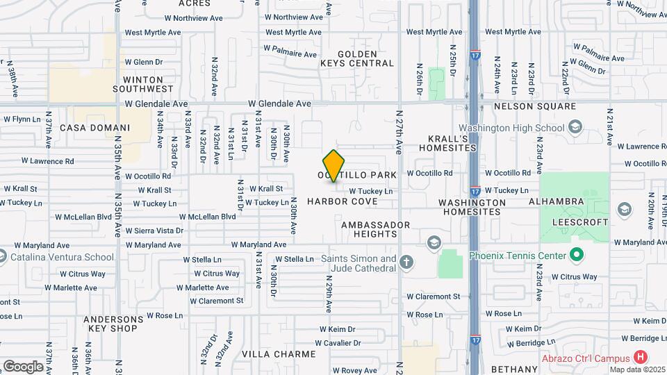 6628 N 28th Dr Map and Location Details