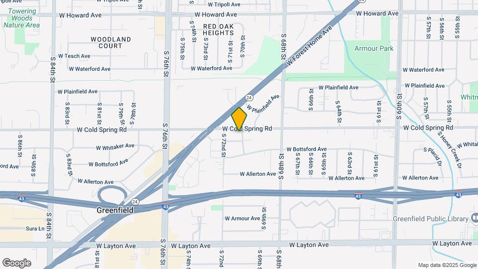 4311-4321 S 71st St Map and Location Details