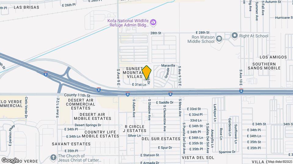 3182 S Ragen Dr Map and Location Details