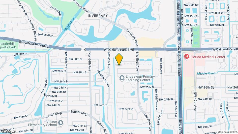 5841 NW 28th St Map and Location Details
