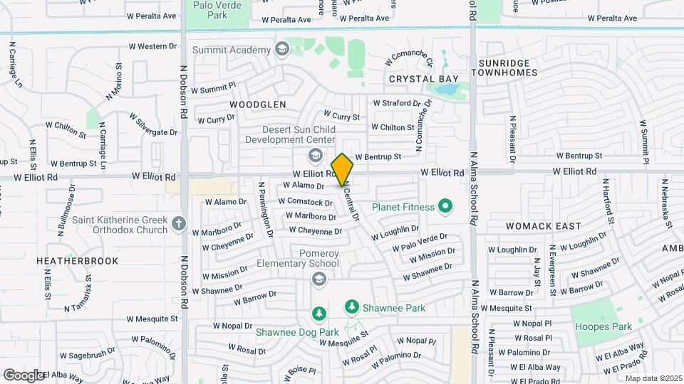2908 N Central Dr Map and Location Details