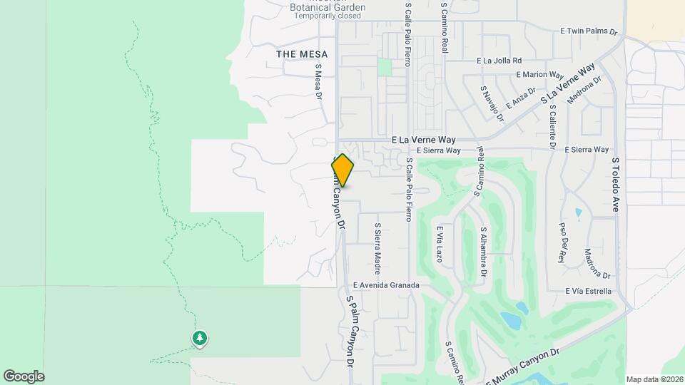 2230 S Palm Canyon Dr Mapa y Detalles de la Ubicación