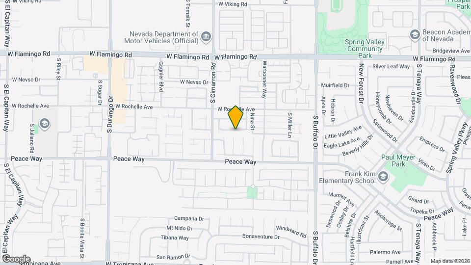 8111 Cimarron Meadows Way Map and Location Details