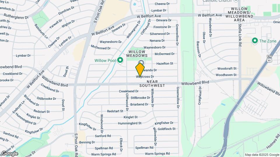 4529 Waycross Dr Map and Location Details