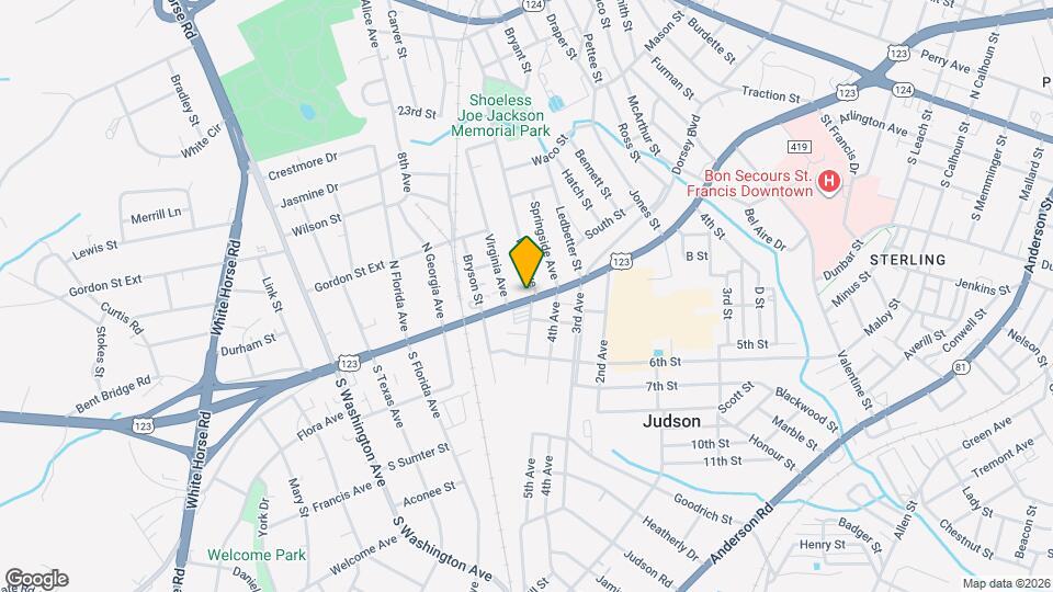 1102 Easley Bridge Rd Map and Location Details