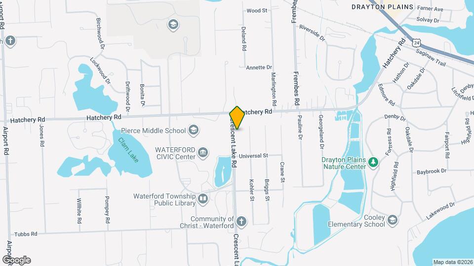 2386 Crescent Lake Rd Mapa y Detalles de la Ubicación
