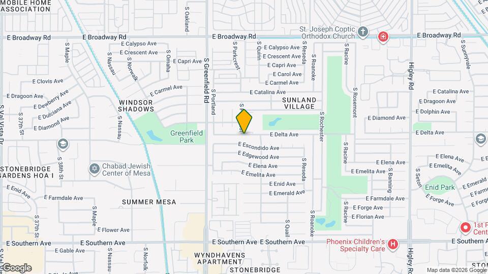 4531 E Delta Ave Map and Location Details