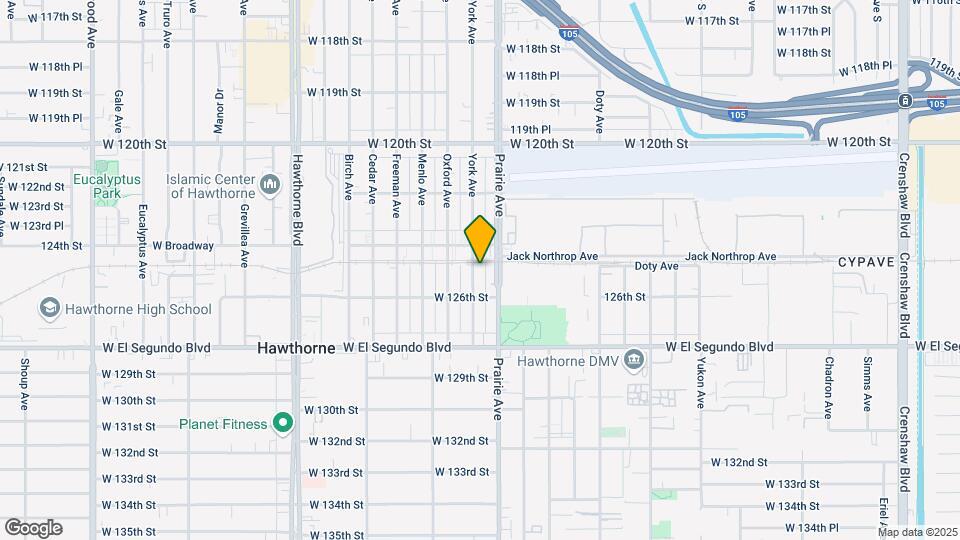 12444 York Ave Map and Location Details
